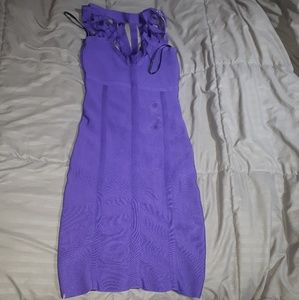 Purple bebe dress